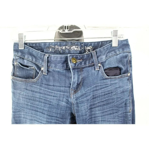 ladies EXPRESS Jeans size S 36inch long - Picture 3 of 5